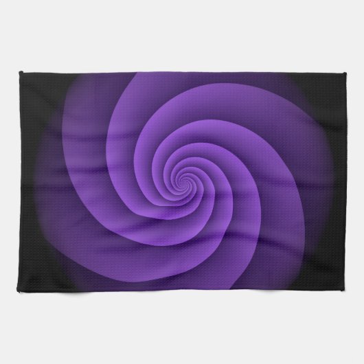 Abstrakte Spiralen IV Geschirrtuch (Horizontal)
