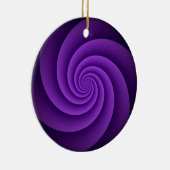 Abstrakte Spiralen IV Keramikornament (Rechts)