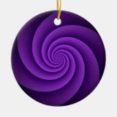 Abstrakte Spiralen IV Keramikornament (Vorne)