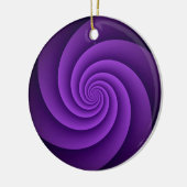 Abstrakte Spiralen IV Keramikornament (Links)