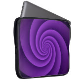 Abstrakte Spiralen IV Laptopschutzhülle (Vorne Rechts)