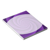 Abstrakte Spiralen IV Notizblock (angewinkelt)