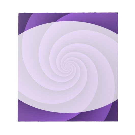 Abstrakte Spiralen IV Notizblock (Vorderseite)