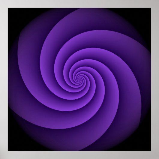 Abstrakte Spiralen IV Poster (Vorne)