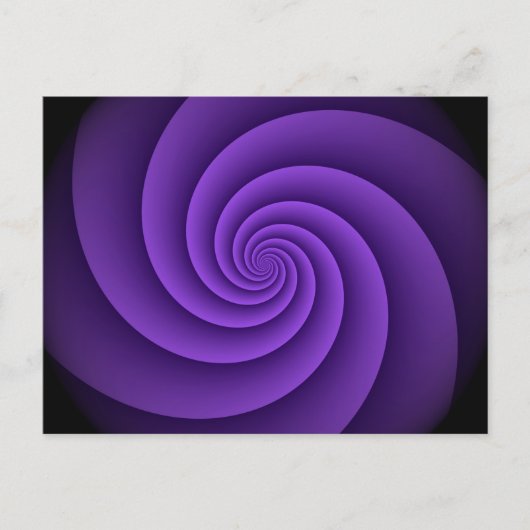 Abstrakte Spiralen IV Postkarte (Vorderseite)