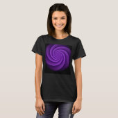 Abstrakte Spiralen IV T-Shirt (Vorne ganz)