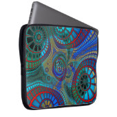 Abstrakte Spiralen Laptopschutzhülle (Vorne Rechts)