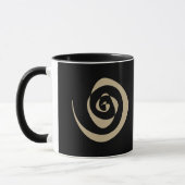 abstrakte Spiralkonstruktion Tasse (Links)