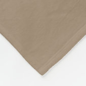 Abstrakte Spiralkreise auf Lucky Beige Fleecedecke (Ecke)