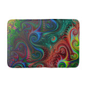 Abstrakte Spiralmuster Badematte (Vorderseite)