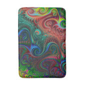 Abstrakte Spiralmuster Badematte (Vorderseite Vertikal)