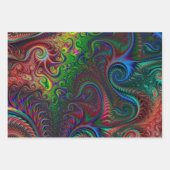 Abstrakte Spiralmuster Geschenkpapier Set (Vorderseite 2)