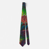 Abstrakte Spiralmuster Krawatte (Vorderseite)