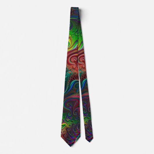 Abstrakte Spiralmuster Krawatte (Vorderseite)