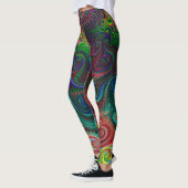 Abstrakte Spiralmuster Leggings (Links)