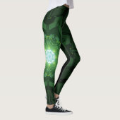 Abstrakte Spiralnebeleuchtung Leggings (Rechts)