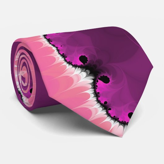 Abstrakte Spiralspirale Julia Mandelbrot Fraktal M Krawatte (Gerollt)