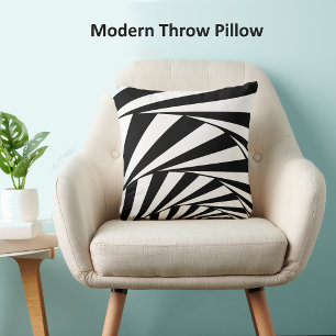 Abstrakte Spiralwellen Kissen