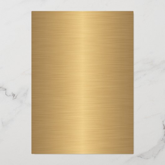 Abstrakte Spitze in Schwarz Folieneinladung (Rückseite)