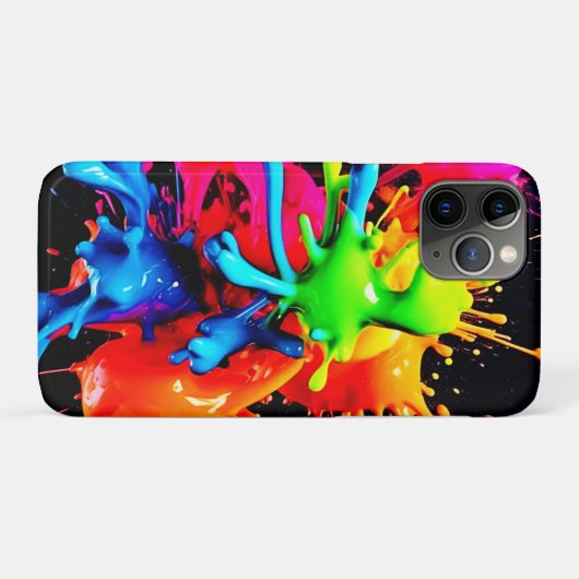 Abstrakte Splash Case-Mate iPhone Hülle (Rückseite (Horizontal))