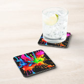 Abstrakte Splash Getränkeuntersetzer (Rechte Seite)