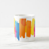 Abstrakte Splash Keramik Tasse - Vibranand und Cr (Mittel)