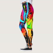 Abstrakte Splash Leggings (Links)