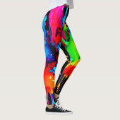 Abstrakte Splash Leggings (Rechts)