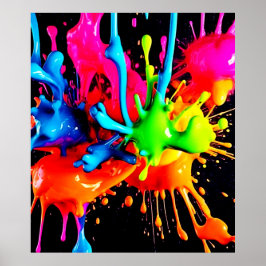 Abstrakte Splash Poster