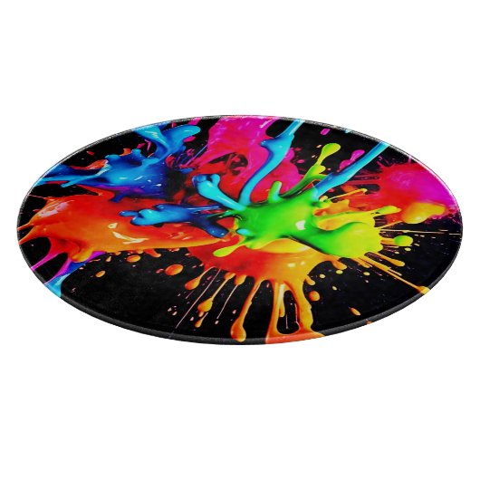 Abstrakte Splash Schneidebrett (Ecke)