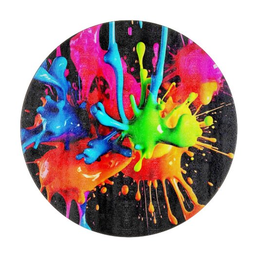 Abstrakte Splash Schneidebrett (Vorderseite)