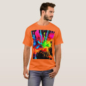 Abstrakte Splash T-Shirt (Vorne ganz)