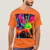 Abstrakte Splash T-Shirt (Vorderseite)