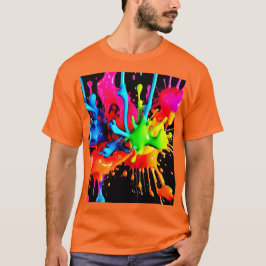 Abstrakte Splash T-Shirt