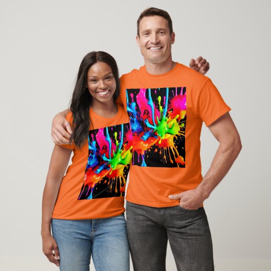Abstrakte Splash T-Shirt (Unisex)