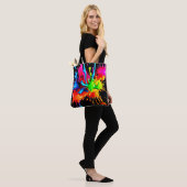 Abstrakte Splash Tasche (Am Model)