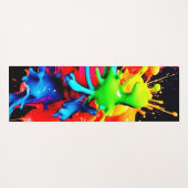 Abstrakte Splash Yogamatte (Rückseite (Horizontal))