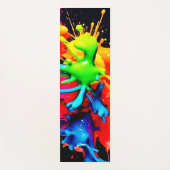 Abstrakte Splash Yogamatte (Vorderseite)