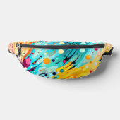 Abstrakte Splashing Print Bauchtasche (Ablage )