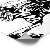 ABSTRAKTE SPORTS-BAR POSTER (Ecke)