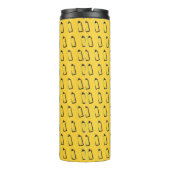 Abstrakte Spray Paint Can Pattern Thermosbecher (Rückseite)