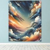 Abstrakte Spray Paint Leinwanddruck (Insitu (Holzboden))