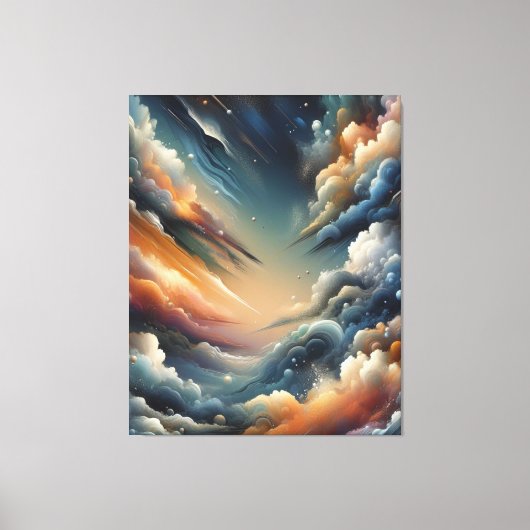 Abstrakte Spray Paint Leinwanddruck (Vorderseite)