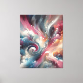 Abstrakte Spray Paint Leinwanddruck (Vorderseite)