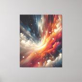 Abstrakte Spray Paint Leinwanddruck (Vorderseite)