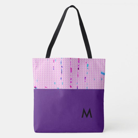 Abstrakte Sprinklen Tote Bag Tasche (Vorderseite)