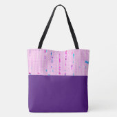 Abstrakte Sprinklen Tote Bag Tasche (Rückseite)
