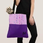 Abstrakte Sprinklen Tote Bag Tasche (Von Nahem)
