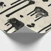 Abstrakte Spritzer Geschenkpapier (Ecke)