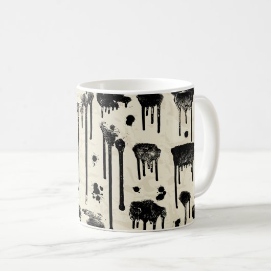 Abstrakte Spritzer Kaffeetasse (VorderseiteRechts)